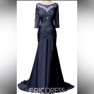 NWT- Elegant Navy Evening Gown